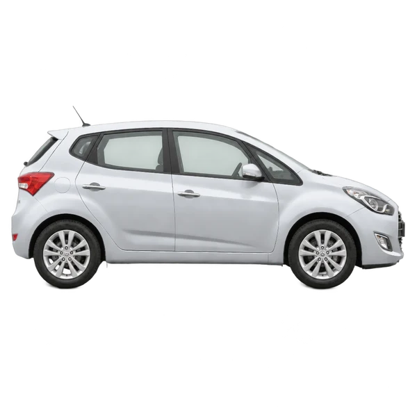 2017 Hyundai IX20 in Silber, Ansicht: Seite (nach rechts gewandt)