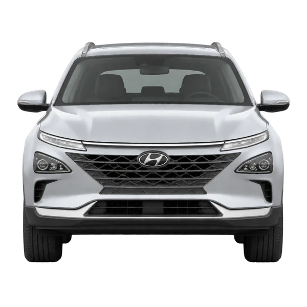 Hyundai Nexo 2026 argent, vue avant