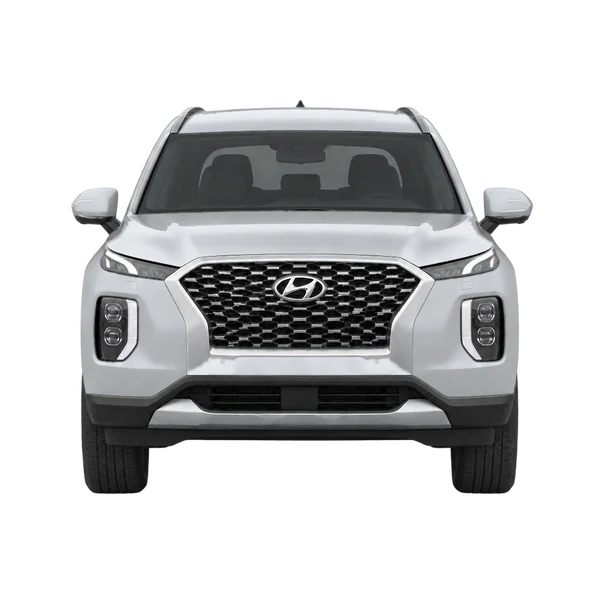Hyundai Palisade 2020 prata, vista frente
