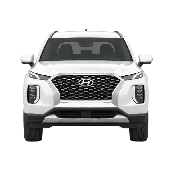 2022 Hyundai Palisade in weiß, Ansicht: Front