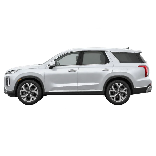 2023 Hyundai Palisade in Silber, Ansicht: Seite (nach links gerichtet)