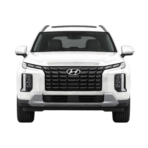 2024 Hyundai Palisade in weiß, Ansicht: Front