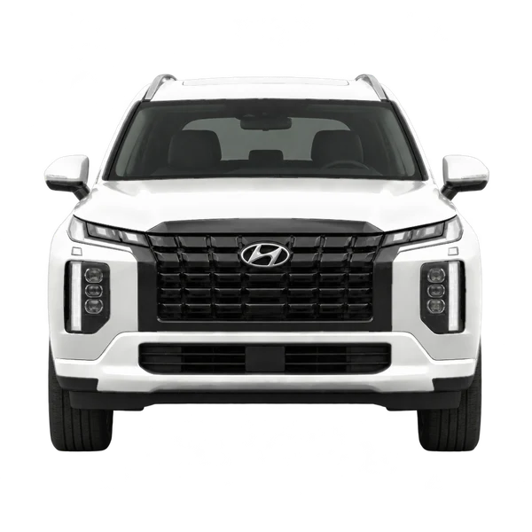 Hyundai Palisade 2026 branco, vista frente