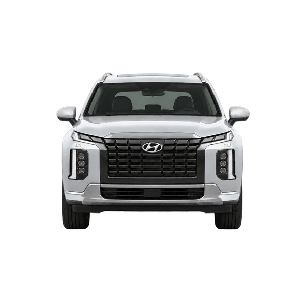 Hyundai Palisade 2027 prata, vista frente