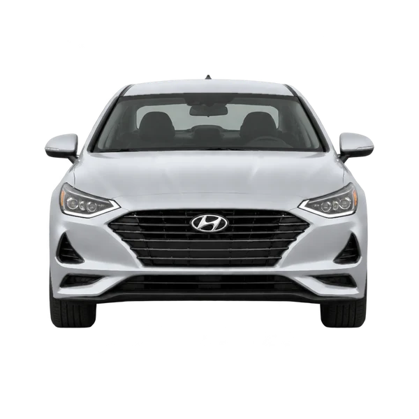 シルバーの2023 Hyundai Sonata(正面ビュー)