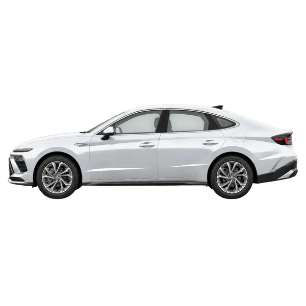 2025 Hyundai Sonata in Silber, Ansicht: Seite (nach links gerichtet)