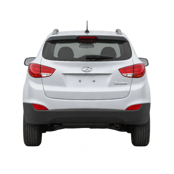 Hyundai Tucson 2012 prata, vista traseira