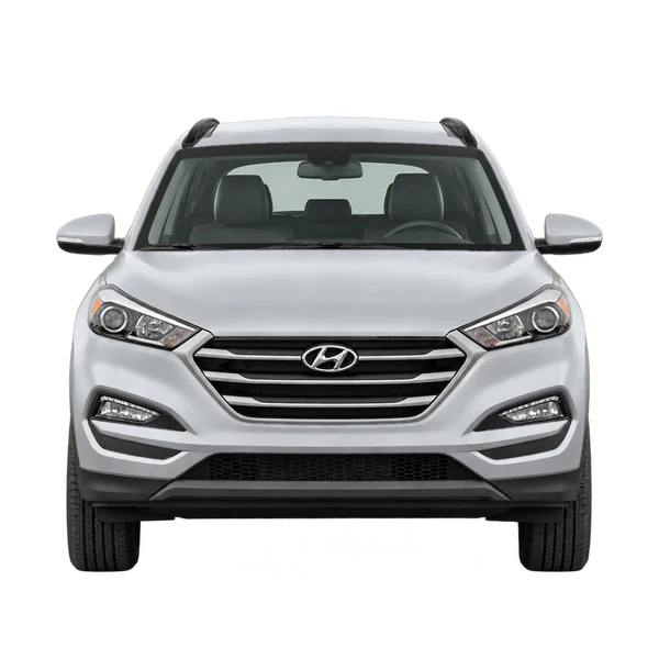 silver 2016 Hyundai Tucson front view