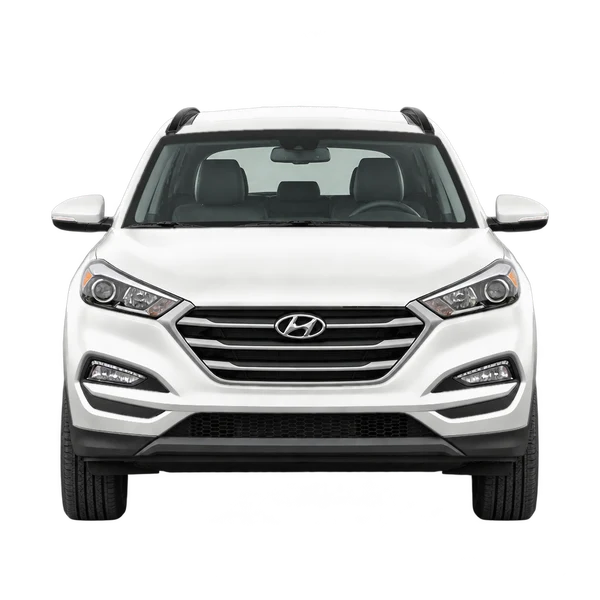 2017 Hyundai Tucson in weiß, Ansicht: Front