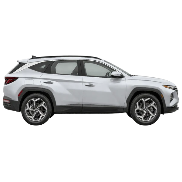 2026 Hyundai Tucson in Silber, Ansicht: Seite (nach rechts gewandt)