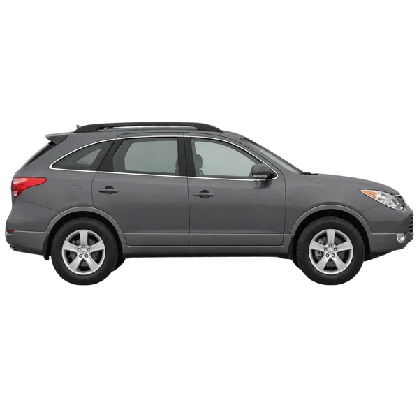 Hyundai Veracruz 2013 en gris, vista lateral (hacia la derecha)