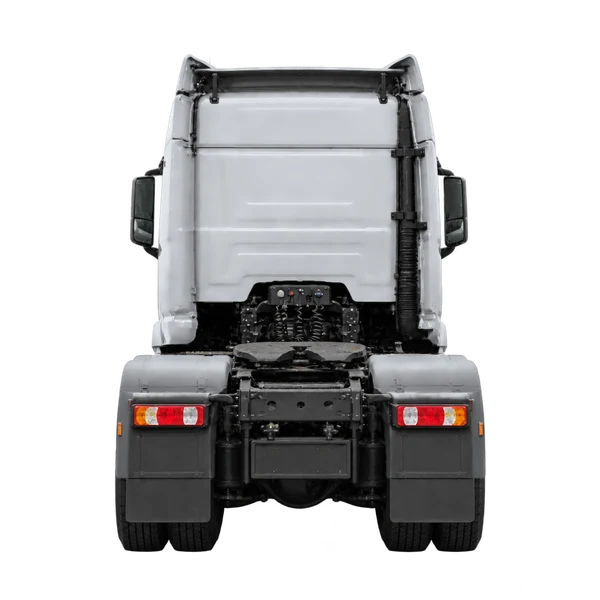 Hyundai Xcient 2024 prata, vista traseira