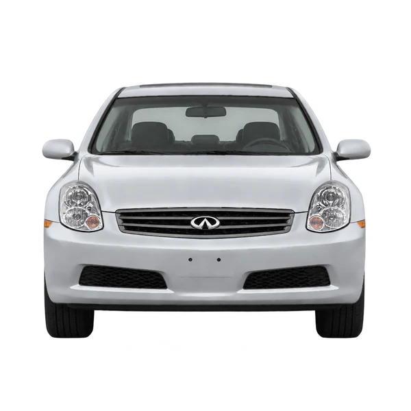 Infiniti G35 2003 argent, vue avant