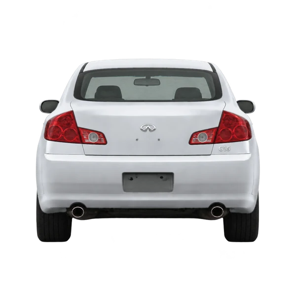 2004 Infiniti G35 in Silber, Ansicht: Heck