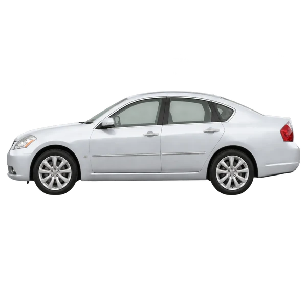 2008 Infiniti M35 in Silber, Ansicht: Seite (nach links gerichtet)