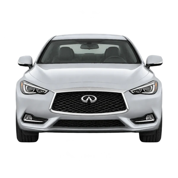 2018 Infiniti Q60 in Silber, Ansicht: Front