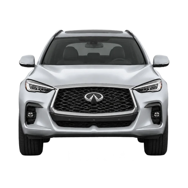 silver 2022 Infiniti QX55 front view