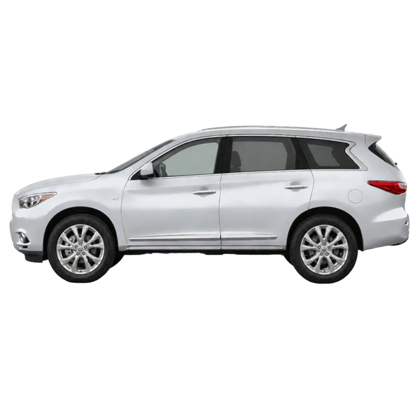 Infiniti QX60 2014 argent, vue côté (vers la gauche)