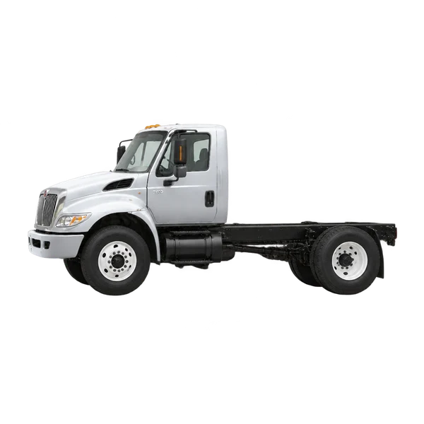 International 7600 2019 prata, vista lateral (voltada para a esquerda)