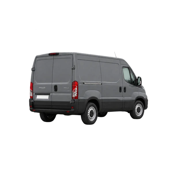 Iveco Daily 2022 gris, vue trois-quarts arrière (orienté vers la gauche)