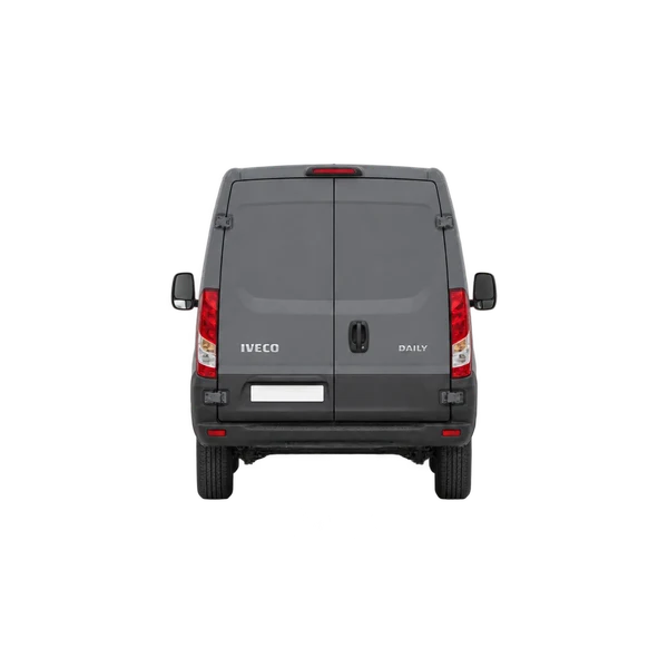 Iveco Daily 2022 gris, vue arrière