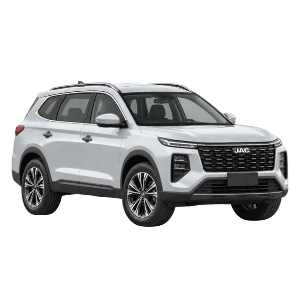 JAC 8 Pro 2025 باللون فضي، منظر زاوية ثلاثة أرباع أمامية (باتجاه اليمين)