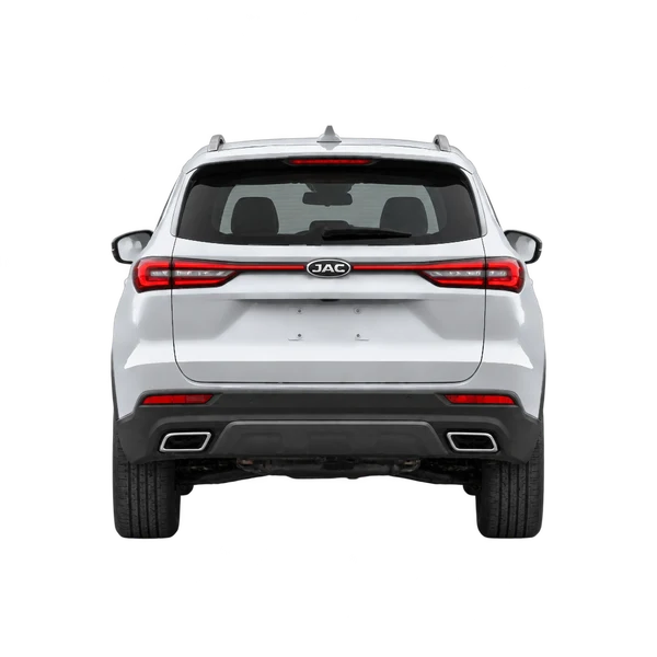 JAC 8 Pro 2025 باللون فضي، منظر من الخلف