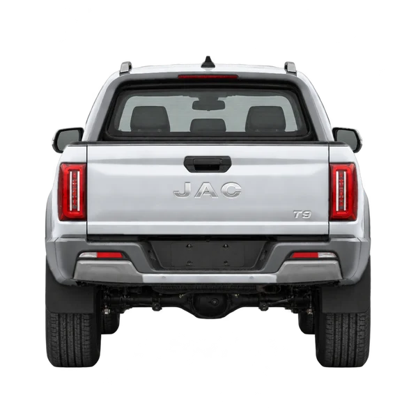 JAC T9 2024 باللون فضي، منظر من الخلف