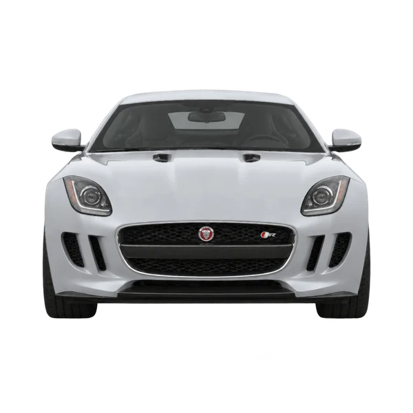 シルバーの2026 Jaguar F-Type(正面ビュー)