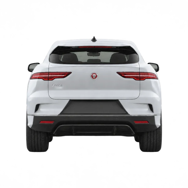 Jaguar I-Pace 2023 prata, vista traseira