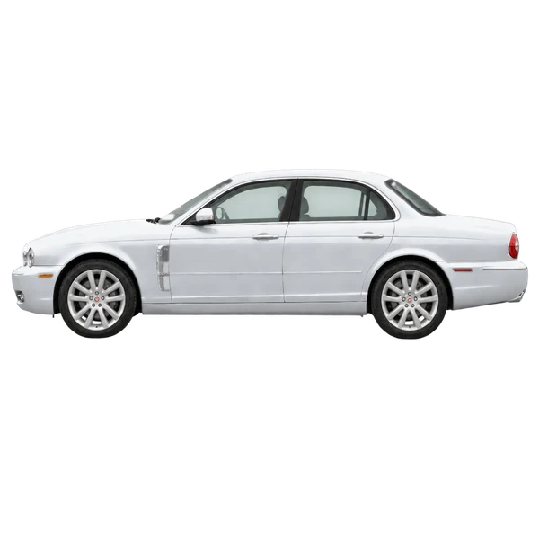 2014 Jaguar XJ Series in Silber, Ansicht: Seite (nach links gerichtet)
