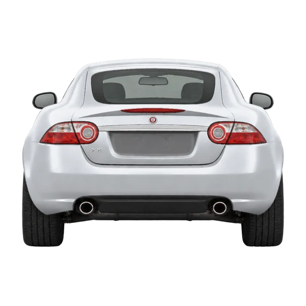 2014 Jaguar XK in Silber, Ansicht: Heck