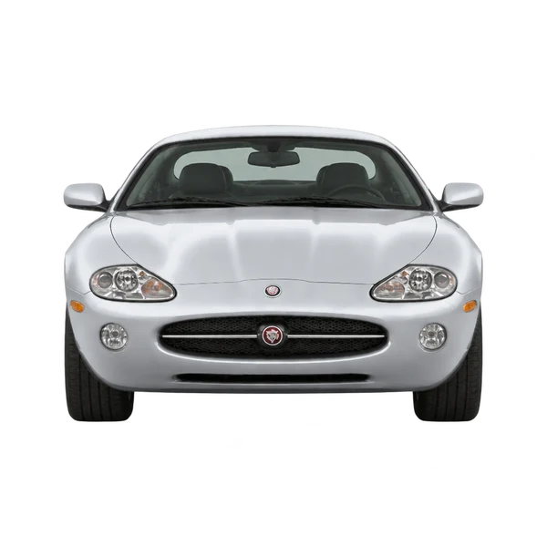 Jaguar XKR 2001 prata, vista frente
