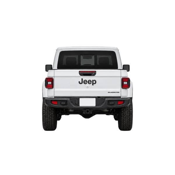 ホワイトの2020 Jeep Gladiator(リアビュー)