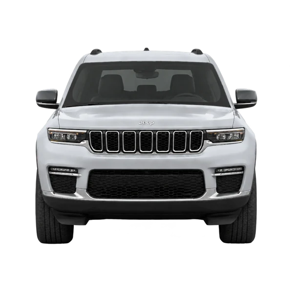 silver 2022 Jeep Grand Cherokee front view