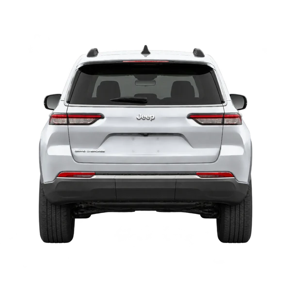 silver 2022 Jeep Grand Cherokee rear view