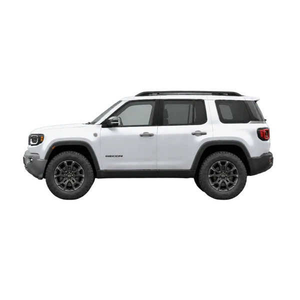 シルバーの2027 Jeep Recon（側面（左向き）ビュー）