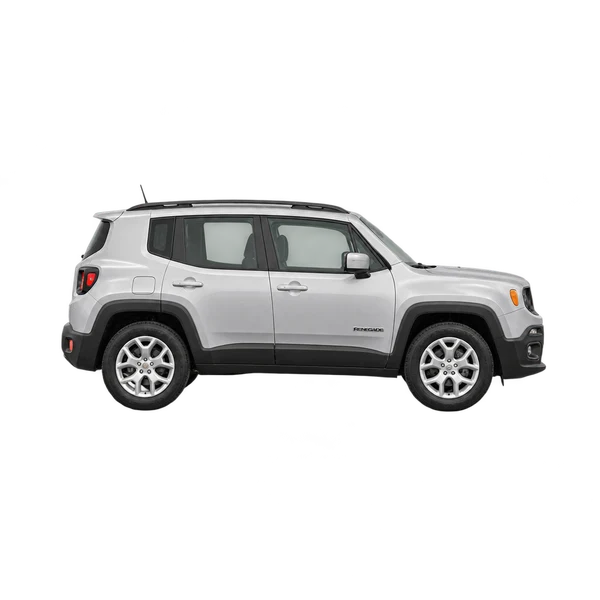 2021 Jeep Renegade in Silber, Ansicht: Seite (nach rechts gewandt)