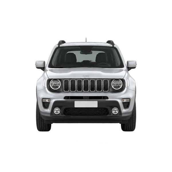 Jeep Renegade 2025 argent, vue avant