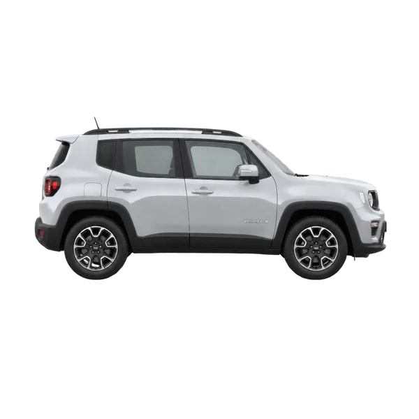 2026 Jeep Renegade in Silber, Ansicht: Seite (nach rechts gewandt)