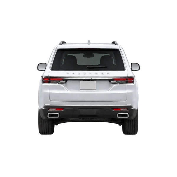 Jeep Wagoneer 2022 argent, vue arrière