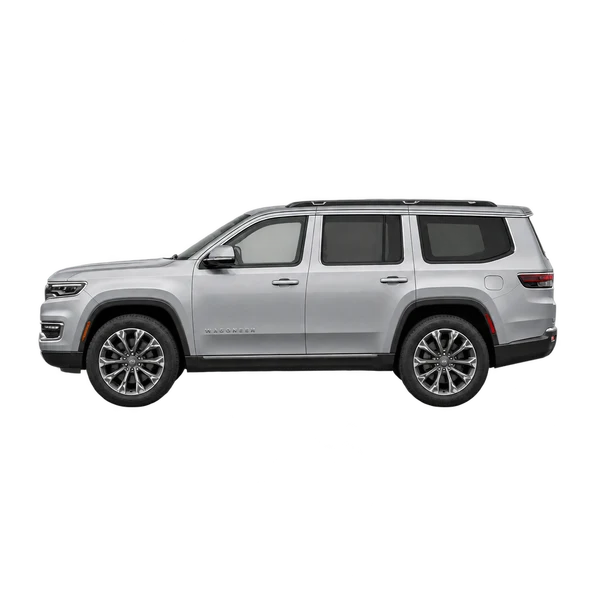2024 Jeep Wagoneer in Silber, Ansicht: Seite (nach links gerichtet)