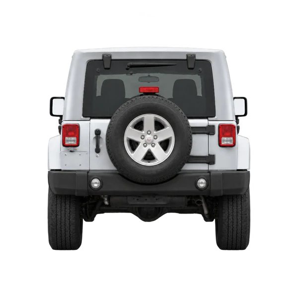 Jeep Wrangler 2017 argent, vue arrière