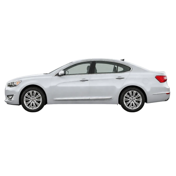 2016 Kia Cadenza in Silber, Ansicht: Seite (nach links gerichtet)