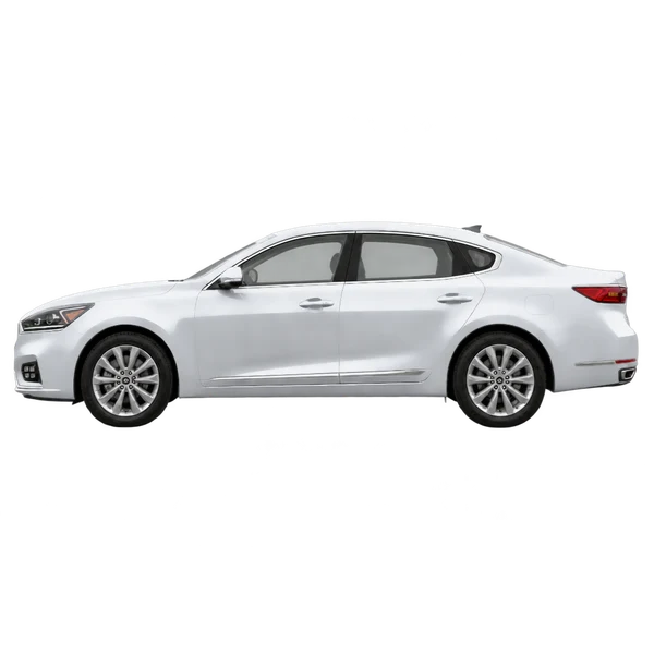 2019 Kia Cadenza in Silber, Ansicht: Seite (nach links gerichtet)
