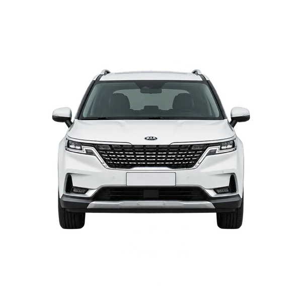 white 2021 Kia Carnival front view