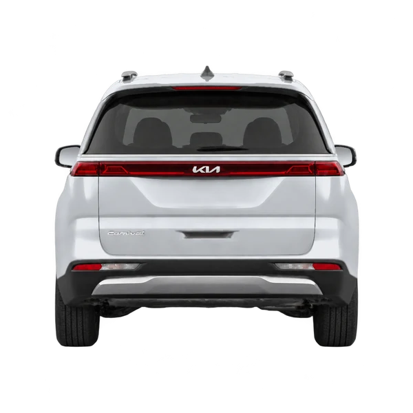 2023 Kia Carnival in Silber, Ansicht: Heck