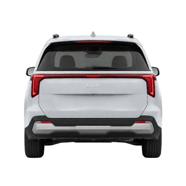 Kia Carnival 2027 argent, vue arrière