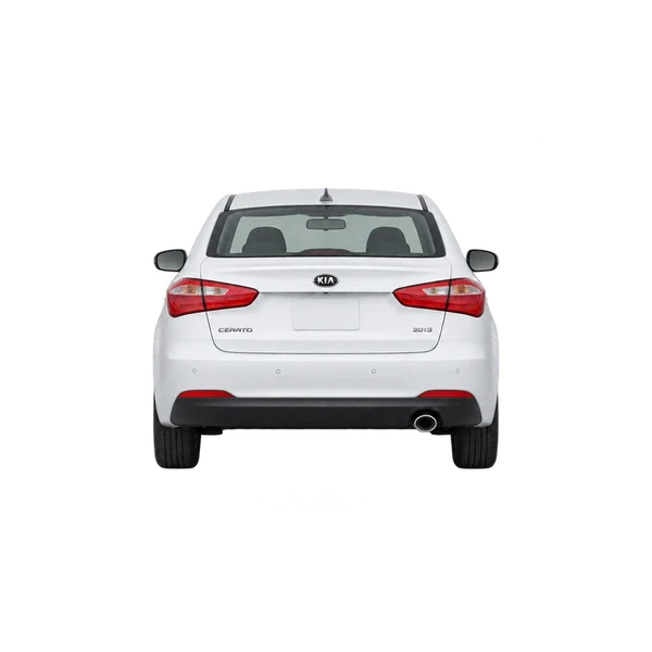 Kia Cerato 2013 branco, vista traseira