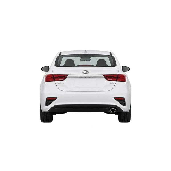 2022 Kia Cerato in weiß, Ansicht: Heck
